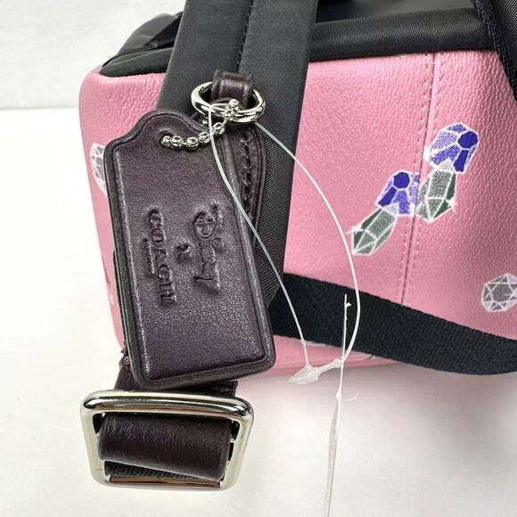 Coach Disney X Coach Mini Charlie Backpack With Snow White IN Tulip Multi F72817 - Picture 7 of 12